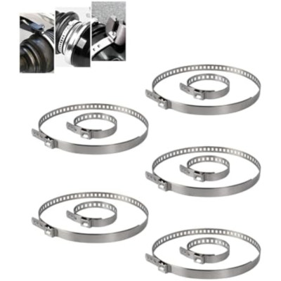 Fascette Stringitubo In Acciaio Inox W4, Antiruggine, Diametro Da 8 A 200 Mm, Made In Italy