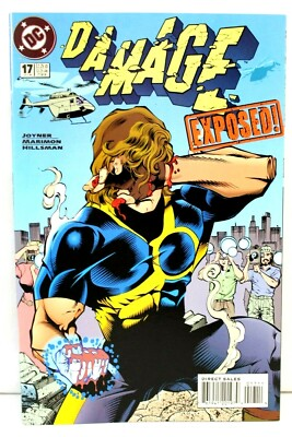 #ad Damage #17 Exposed Under Pressure Tom Joyner 1995 Comic DC Comics F $1.75