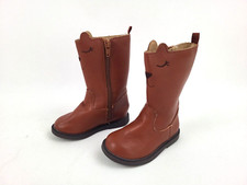 Carter's Toddler Brown Leather Bear Boots Size 5