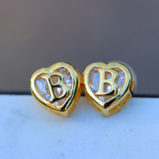 Heart Initial Stud Earrings for Women Heart Earrings for Women Mothers Day Gift