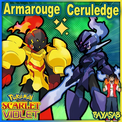Armarouge Ceruledge 6IV 🌟Shiny🌟 Non Shiny Pokemon Scarlet and Violet Home