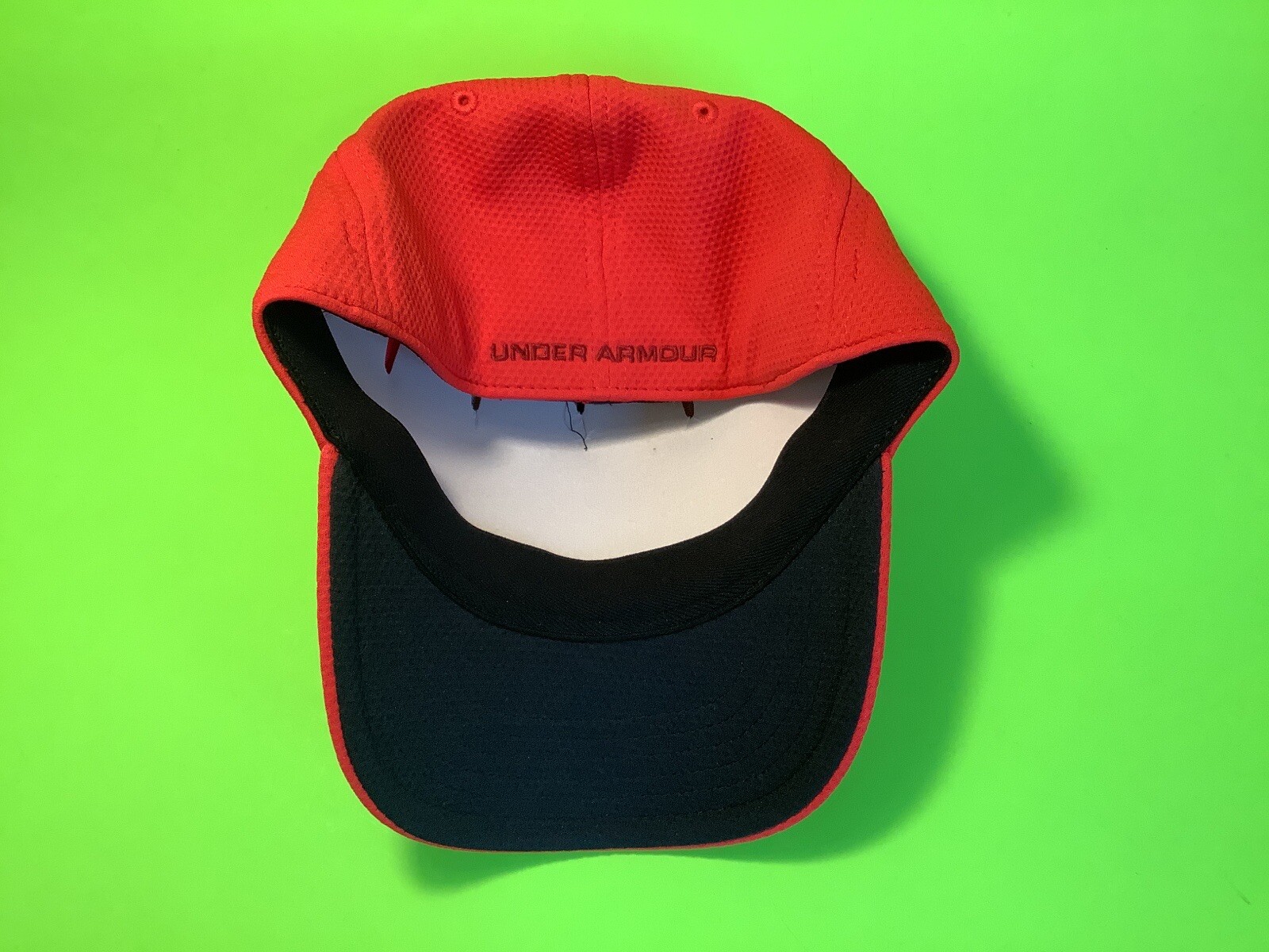 UNDER ARMOUR Men’s UA Classic Fit Hat Size S/M Red w/Dark Red NEW thumbnail 12