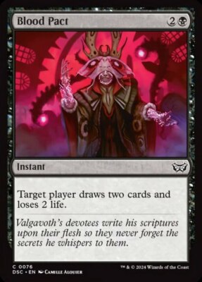 Blood Pact x1 - Commander: Duskmourn: House of Horror - NM-Mint, English - Comma