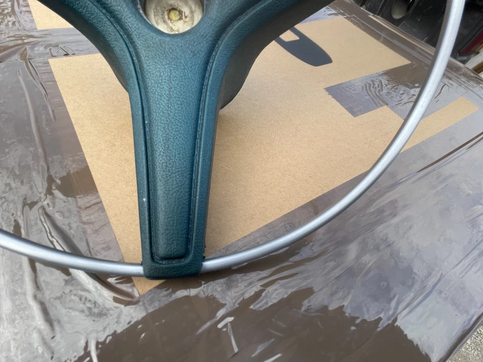 Dodge Coronet 1970 fabricante original volante azul almohadilla central carrocería B aspecto @ 16 fotos A+ Foto 2 de 4