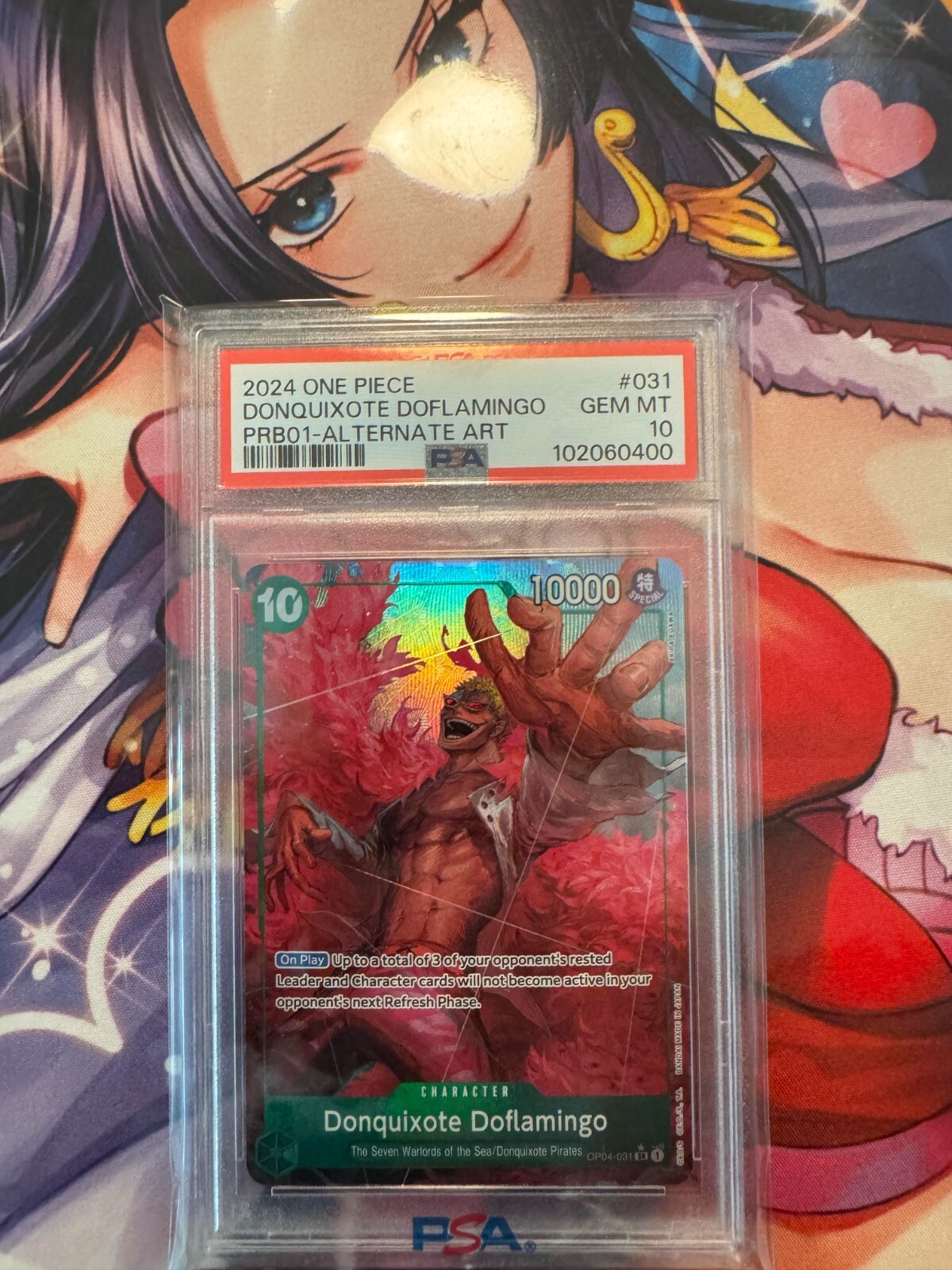 One Piece Card Game PRB-01 The Best - Donquixote Doflamingo OP04-031 ENG Alt Art