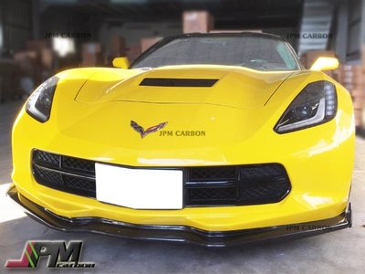 2017 Corvette C7 Grand sports Stage 2 Carbon Fiber Front Bumper Lip W/ Winglets