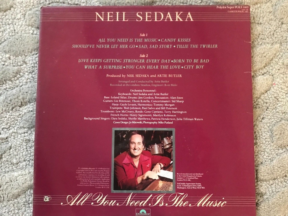 Neil Sedaka LP All you need is the music | eBay