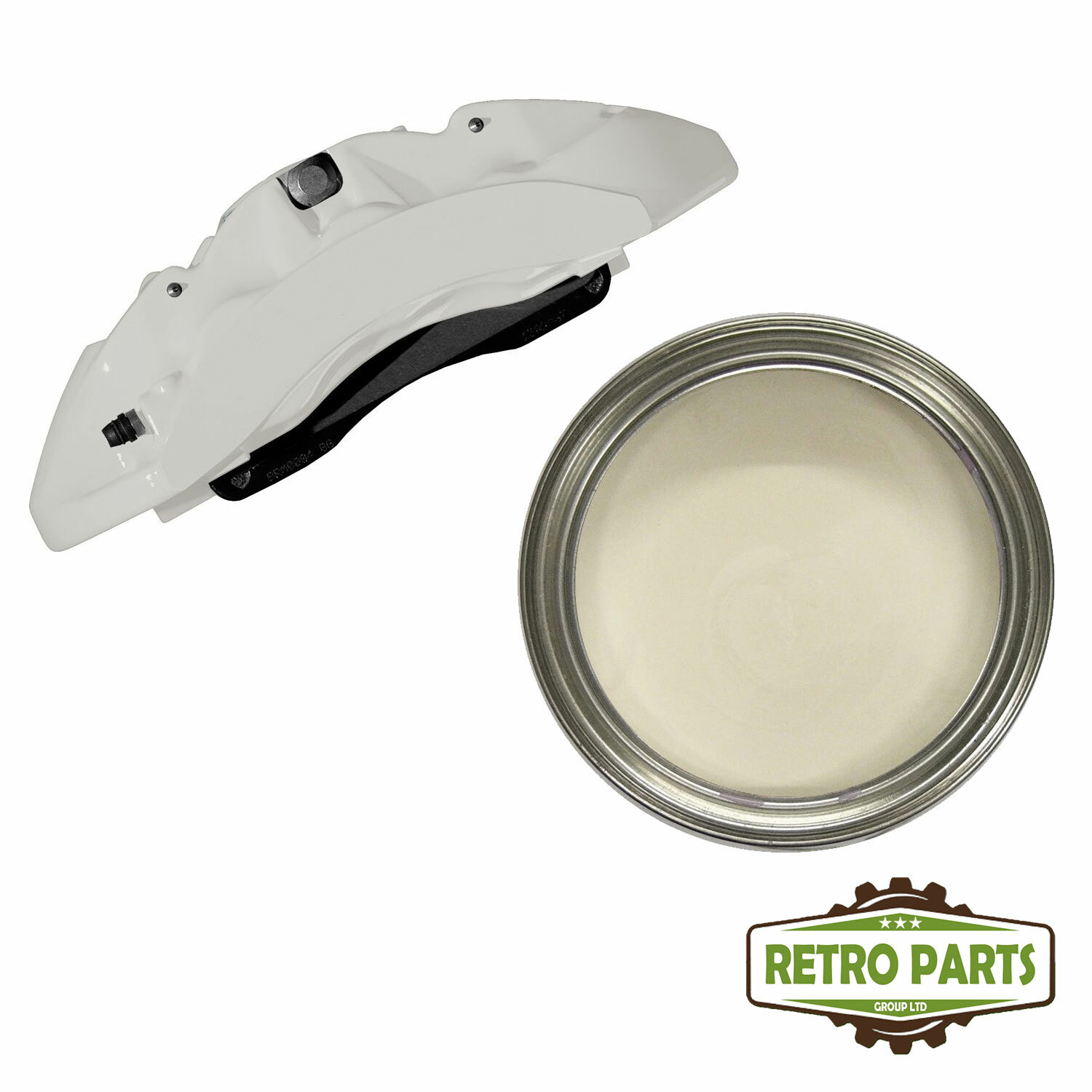 Premium White Brake Caliper & Drum Paint Kit For Suzuki. Gloss Finish