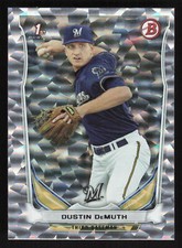 2014 Bowman Draft #DP125 Dustin DeMuth Silver Foil Card TCCCX