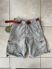 NWT Vintage Abercrombie Teen Boy  s Belted Cargo shorts Size 12 Retail 39.50