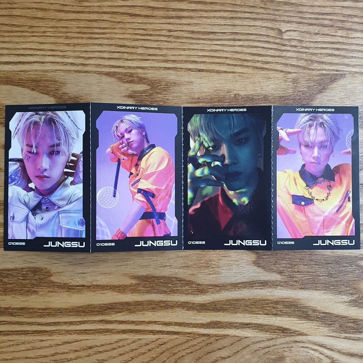 Jungsu Official Folding Photocard Xdinary Heroes 1st Mini Album