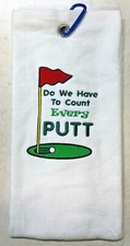 SALE on - Customized Embroidered Golf / Sports Towel