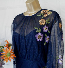 👗****MONSOON BNWT "PHOEBE NAVY" DRESS SIZE 20****👗