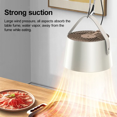 Portable Stovetop Air Purifier Detachable Countertop Hood Usb Powered Desktop