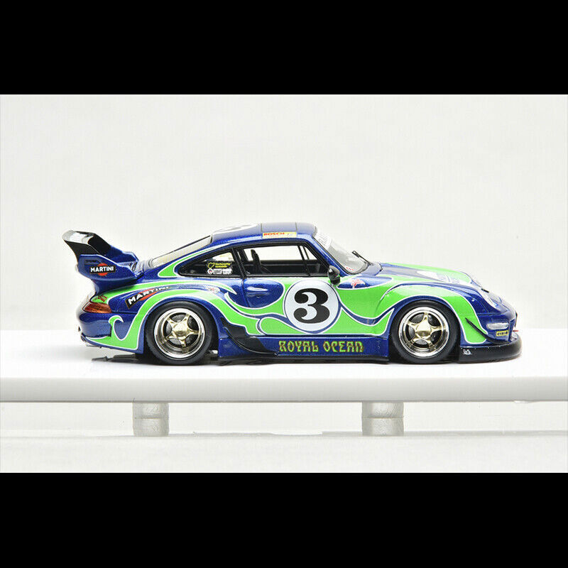 Rare FuelMe 1:64 Porsche 993 RWB ROYAL OCEAN Ver.2 Resin Car Model
