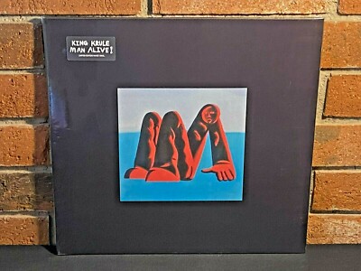 KING KRULE - Man Alive, Ltd Import 1st Press WHITE VINYL LP + Flexi Gatefold New