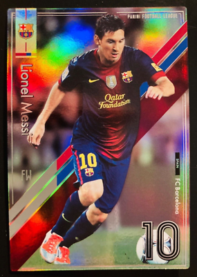 2013 Panini Football League PFL 03 Star + Lionel Messi Barcelona