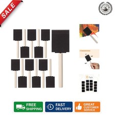 Bates 16-Pack 2 Inch Foam Brushes - Perfect for Painting  Gluing Tasks