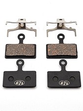 2 pairs Shimano Deore, XT, SLX 2-Piston Disc Brake Pads EJ's Pro Semi-Metallic