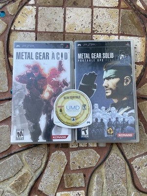 Metal Gear PSP UMD Lot Peace Walker Portable Ops Acid Tested Authentic