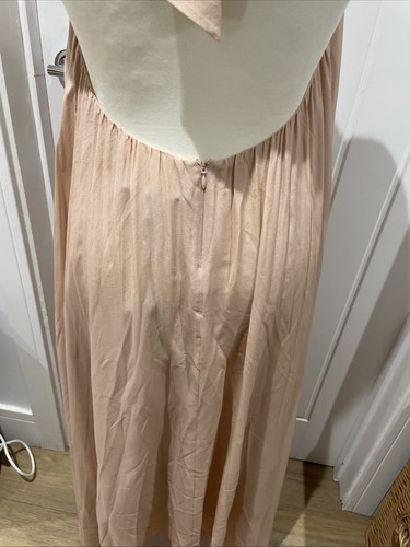 Allsaints Alaya Dress Midi Silk in Soft Pink Size 10 Uk Chiffon BNWT RRP £399 - Picture 8 of 18