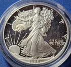A 1986 S Proof $1 American Silver Eagle In Capsule
