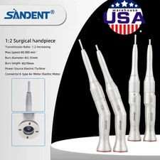 Dental Surgical Handpiece 20° Angle Straight Attachment 1:2 E-type NSK Style