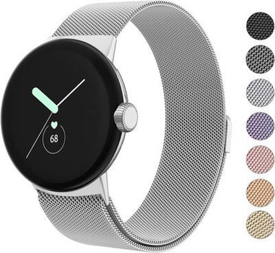 Stainless Steel Strap Compatible with Google Pixel Watch 41mm Adjustable