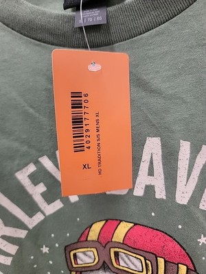 NWT Harley Davidson Prague, Czech Republic Green T-Shirt Men's