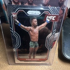 2021 Panini Prizm UFC Sodiq Yusuff #71 Rookie Mixed Martial Arts Card