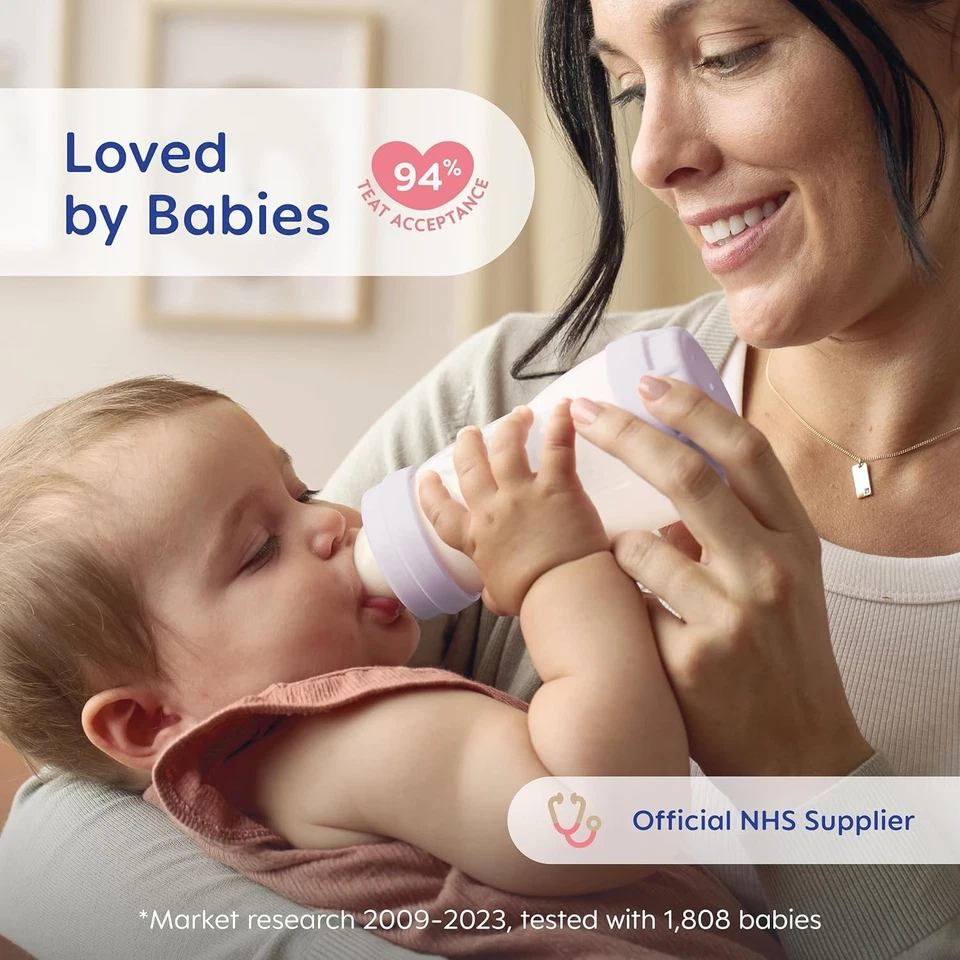 Biberón anticólicos autoesterilizante Babyprice 260 ml paquete de 3 colores neutros Foto 3 de 4