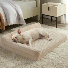 Orthopedic Dog Bed for Large Dogs Waterproof Washable Sofa Nonskid with Cover