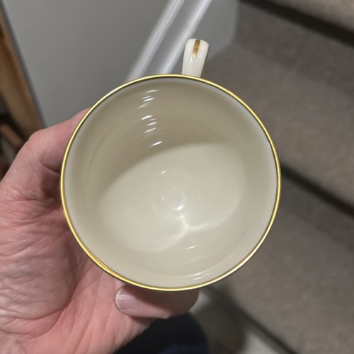 Lenox Autumn Footed Cup and Saucer Set, Pristine, Unused Condition - Picture 5 of 11
