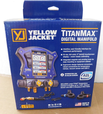 Yellow Jacket Digital Manifold TITANMAX 40881 *NEW*