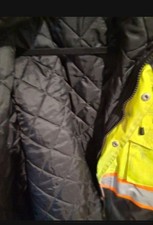 5 X Work King Men's ClassHigh-Visibility 3-in-1 Bomber Jacket with Reflective