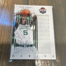 Panini 2012 Past & Present Gamers Kevin Garnett Celtics Memorabilia #46