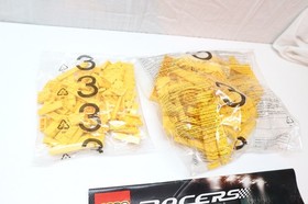 lego 8143 setnr. incomplete set lego racers book 2 Ferrari yellow