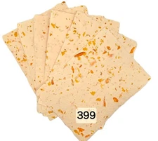 Handmade Paper -6 sheets- 5"x7"  - Deckle Edge - Botanicals