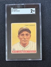 1933 Goudey - #31 Tony Lazzeri - SGC 2