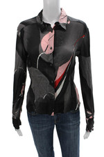 VERSUS by Versace Women Black Geometric Round...