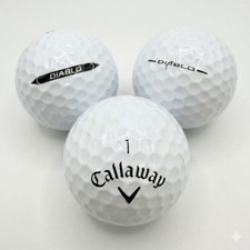 Callaway Diablo Assorted Used Golf Balls 5A Mint AAAAA Free Shipping 24/48 Pack
