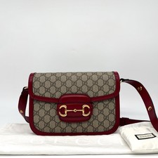 Gucci Horsebit 1955 GG Bag with Gold Hardware