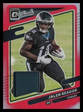 2021 Donruss Optic #TH-8 Jalen Reagor Donruss Threads Red