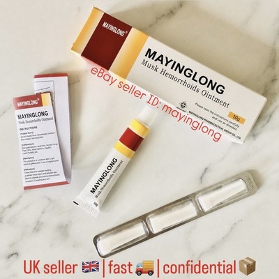 [10g] Moschus Hämorrhoiden Salbe schnelle Schmerzlinderung Haufen Creme MaYing [UK-Verkäufer]