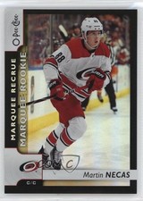 2017 Upper Deck O-Pee-Chee Update Black Rainbow Foil /100 Martin Necas #633 1a15