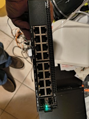 2 Dell X1018 16 Port Gig PoE 2 X SFP Managed Switch E10W - USED One Plug 