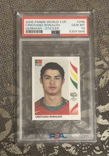 2006 Panini World Cup Germany Sticker Cristiano Ronaldo #298 GRADED PSA 10