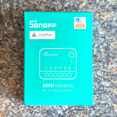 Sonoff MINI Extreme MINIR4M Smart Switch WLAN Matter Alexa HomeKit 10A 240V