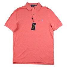 Polo Ralph Lauren Polo Shirt Mens Small Red Classic Fit Short Sleeve Casual 110