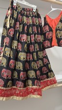 Indian Festive Wear Traditional Two-Piece Outfit For Girls